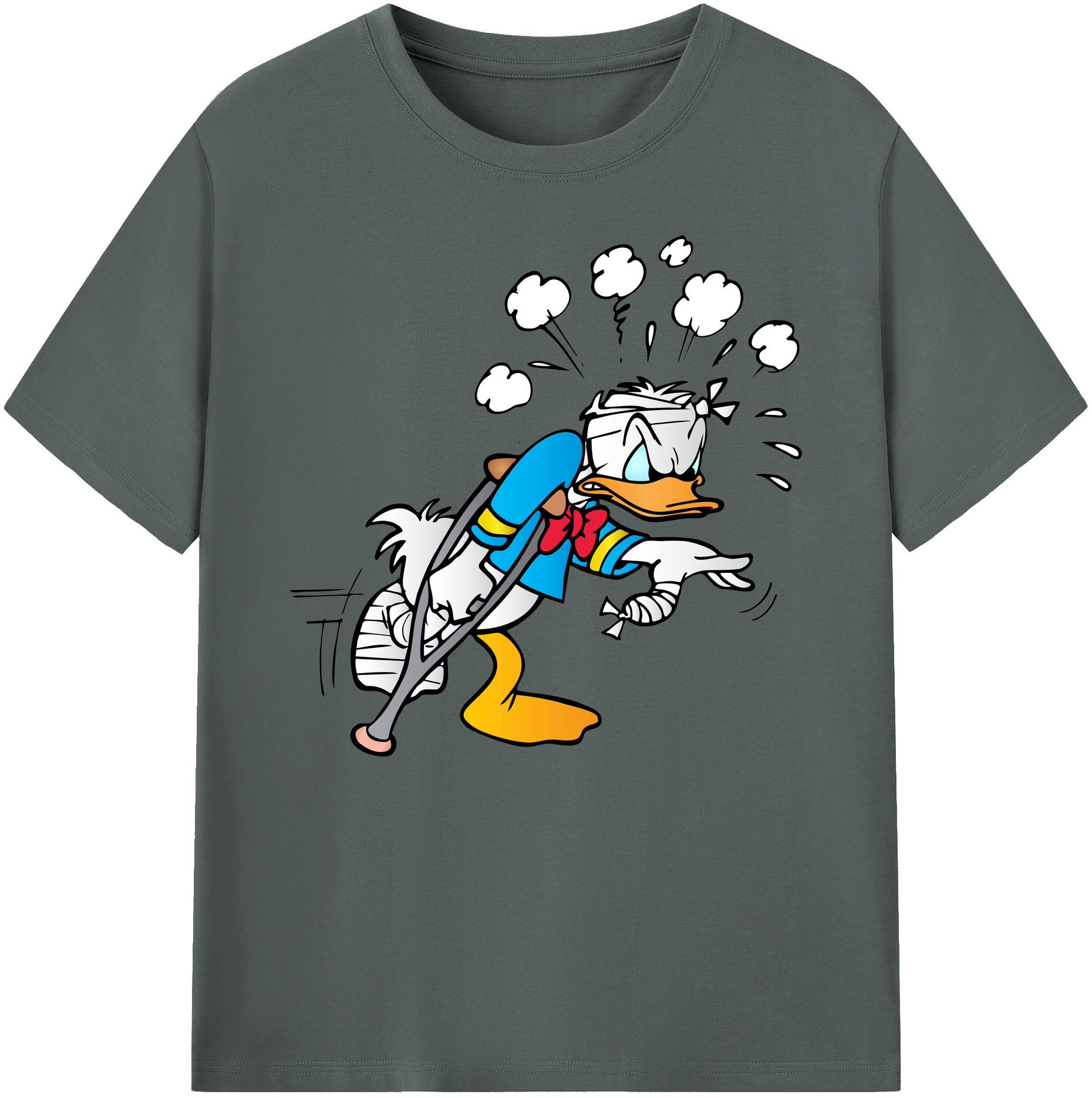 ミッキーマウス Mickey Mouse 綿100％ メンズ半袖Tシャツ｜肌触りやわらか＆通気性